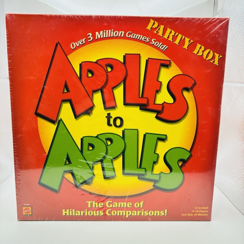 Apples To Apples Party Box The Game Of Hilarious Comparisons 1000+ Cards Sealed